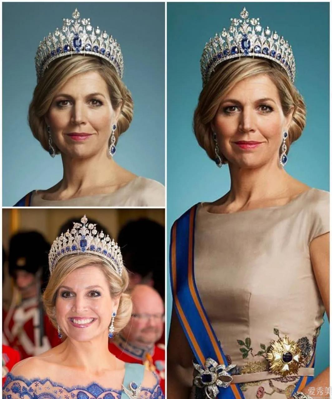 荷蘭王室的珠寶奢侈震撼，馬克西瑪皇後的這些冠冕別錯過