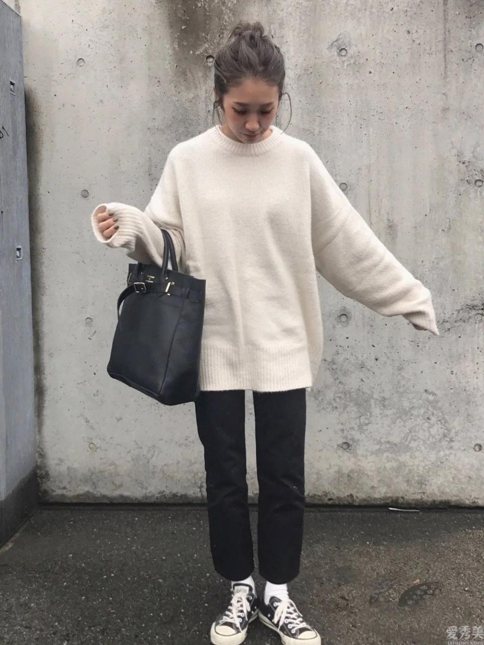 一米5的個子矮的女生冬季怎樣穿？日本素人穿衣打扮示范，簡單易學又清雅